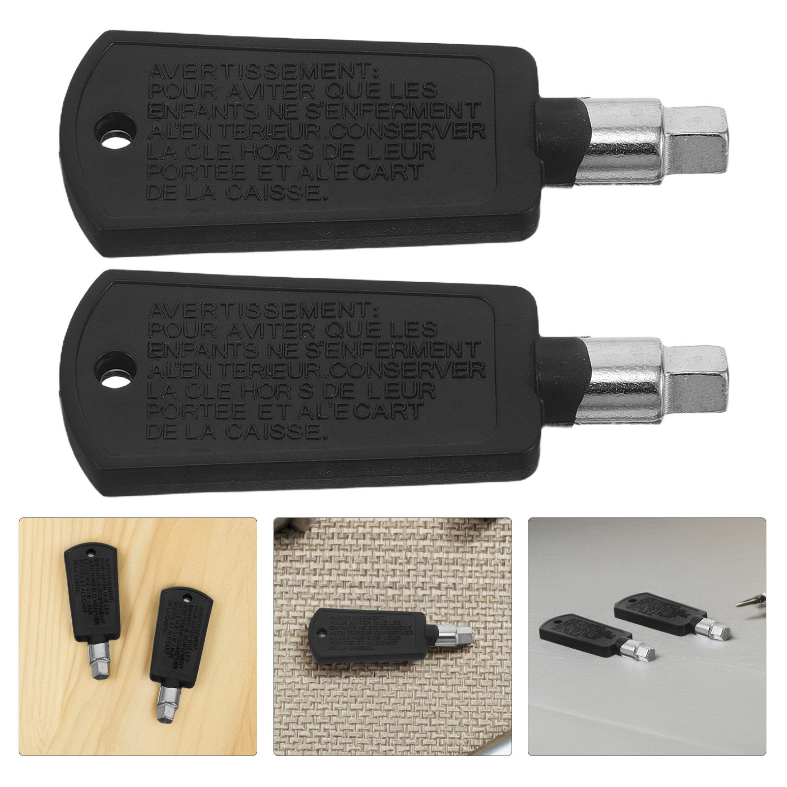 Cabinet Lock Key - 2 Pcs Freezer Door Lock Key