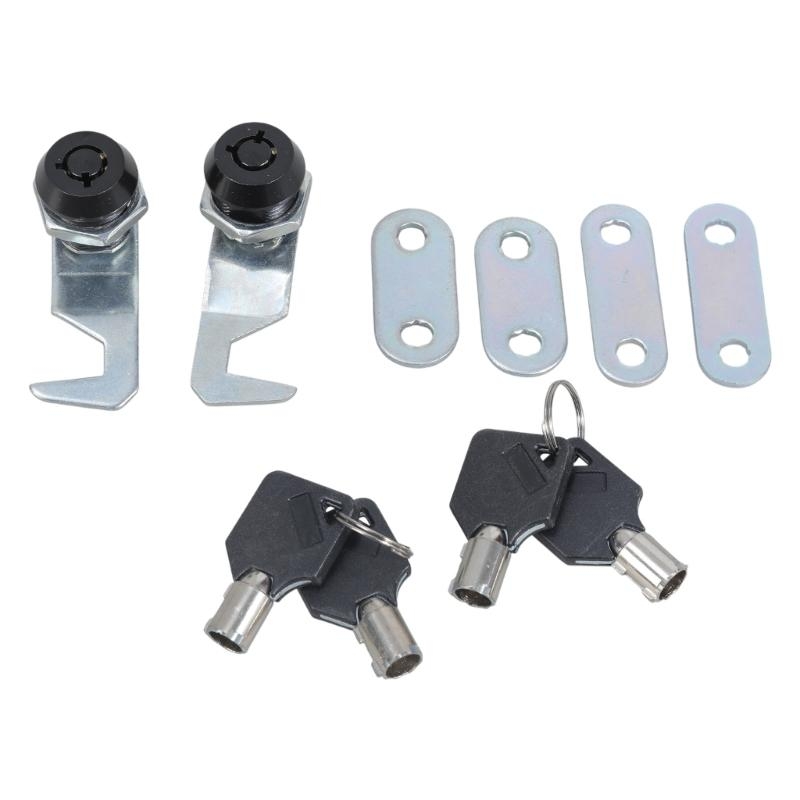 Cabinet Lock Key - 652F 2pcs Cabinet Security Locks Tubulars