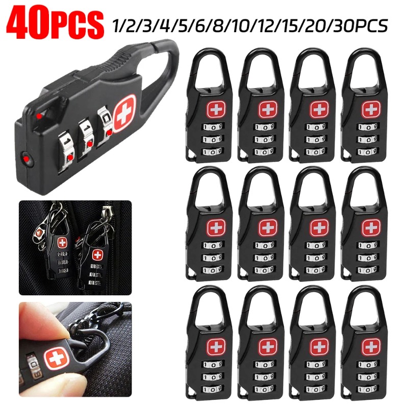 Cabinet Lock Key - 40-1PCS Mini Security Customs Lock Combination