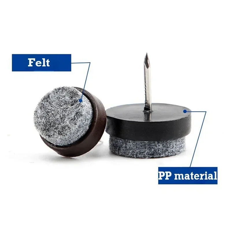 30pcs 14-28mm Plastic Felt Nai - Furniture Hardware For Legs review and price