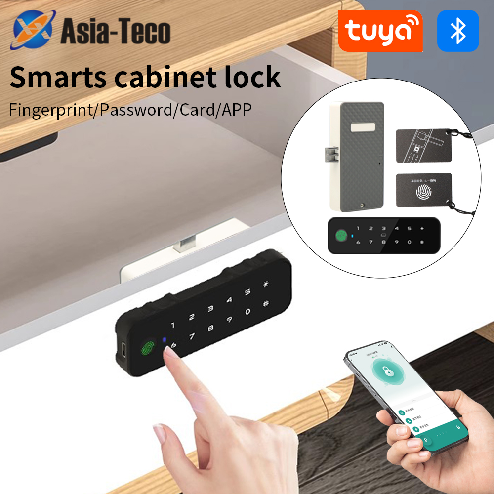 Tuya Bluetooth Smart Wood Cabi - Cabinet Lock Key review and price