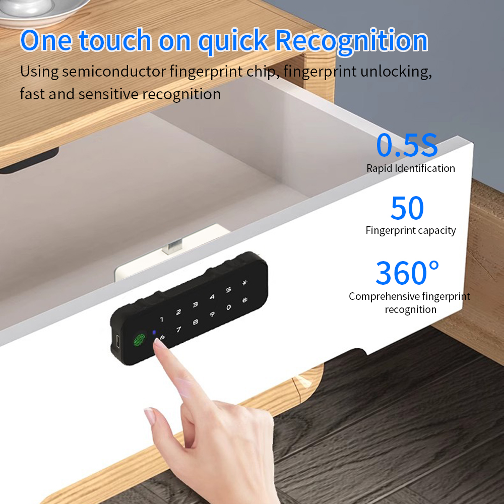 Tuya Bluetooth Smart Wood Cabi - Cabinet Lock Key review and price
