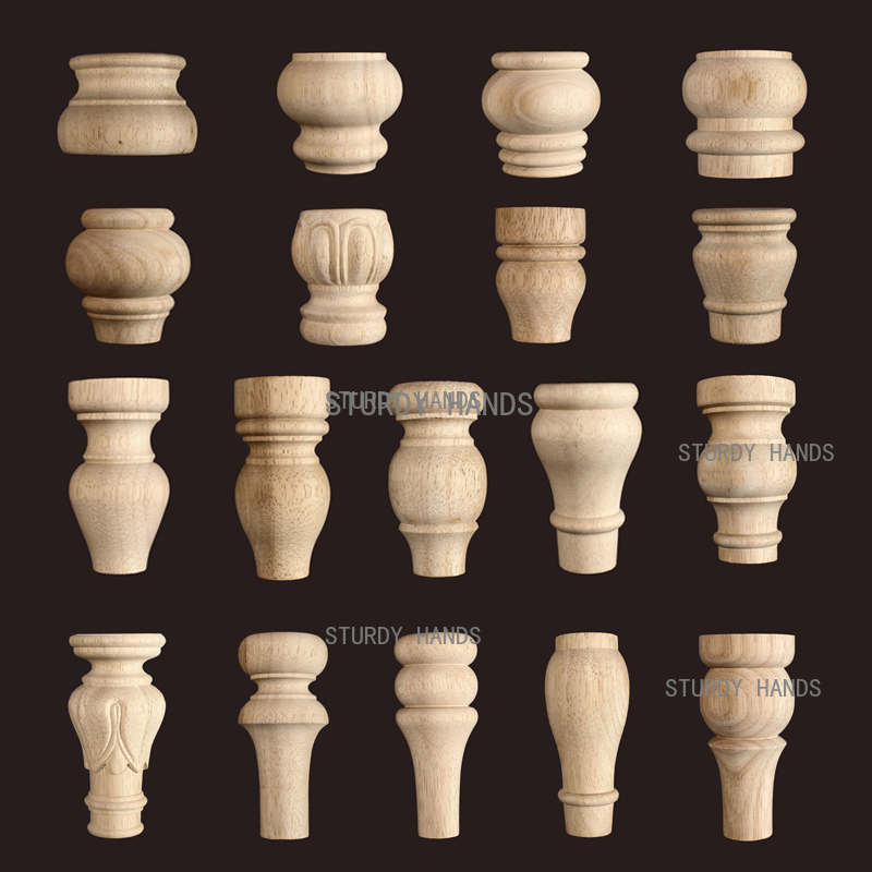 1pc Furniture Round Solid Wood - Furniture Hardware For Legs review and price
