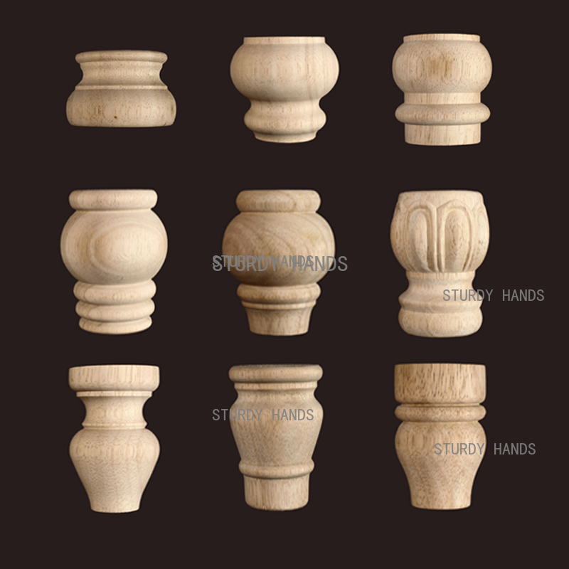 1pc Furniture Round Solid Wood - Furniture Hardware For Legs review and price