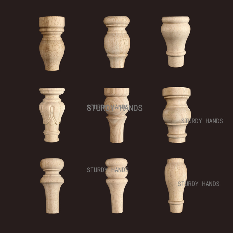 1pc Furniture Round Solid Wood - Furniture Hardware For Legs review and price