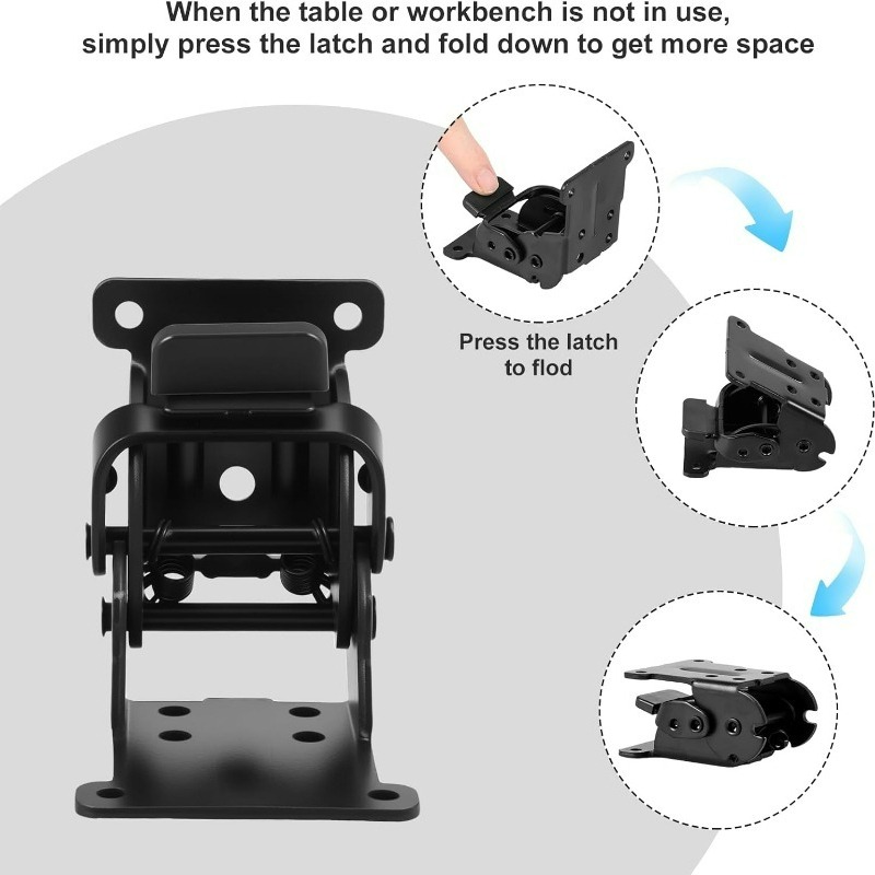 Self Locking Folding Hinge 90  - Furniture Hardware For Legs review and price