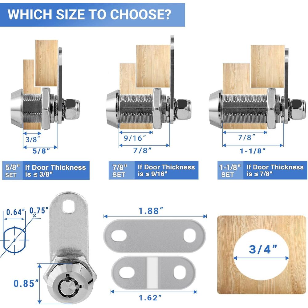 RV Storage Locks - Keyed Alike - Cabinet Lock Key review and price