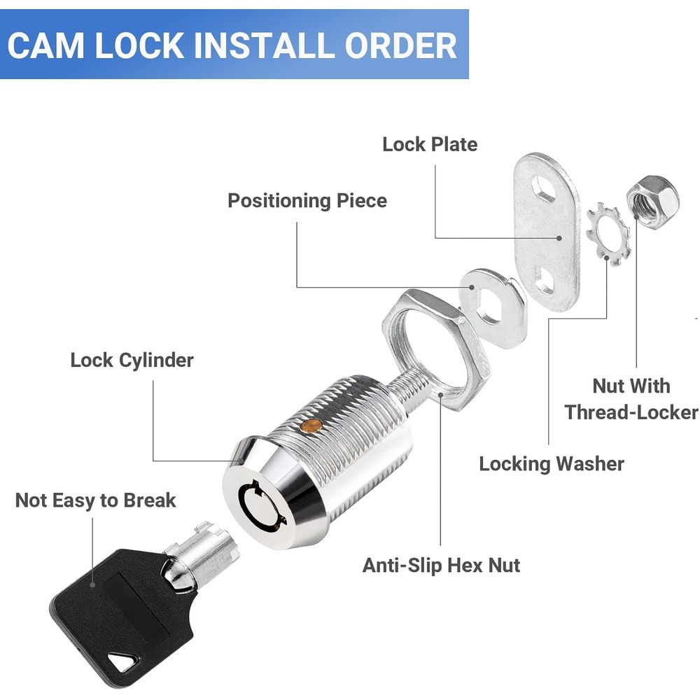 RV Storage Locks - Keyed Alike - Cabinet Lock Key review and price