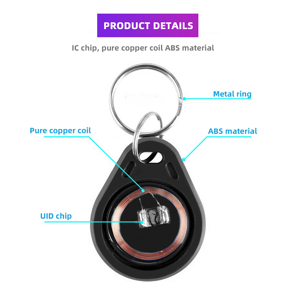 RF HF 13.56mHz black UID keych - Cabinet Lock Key review and price