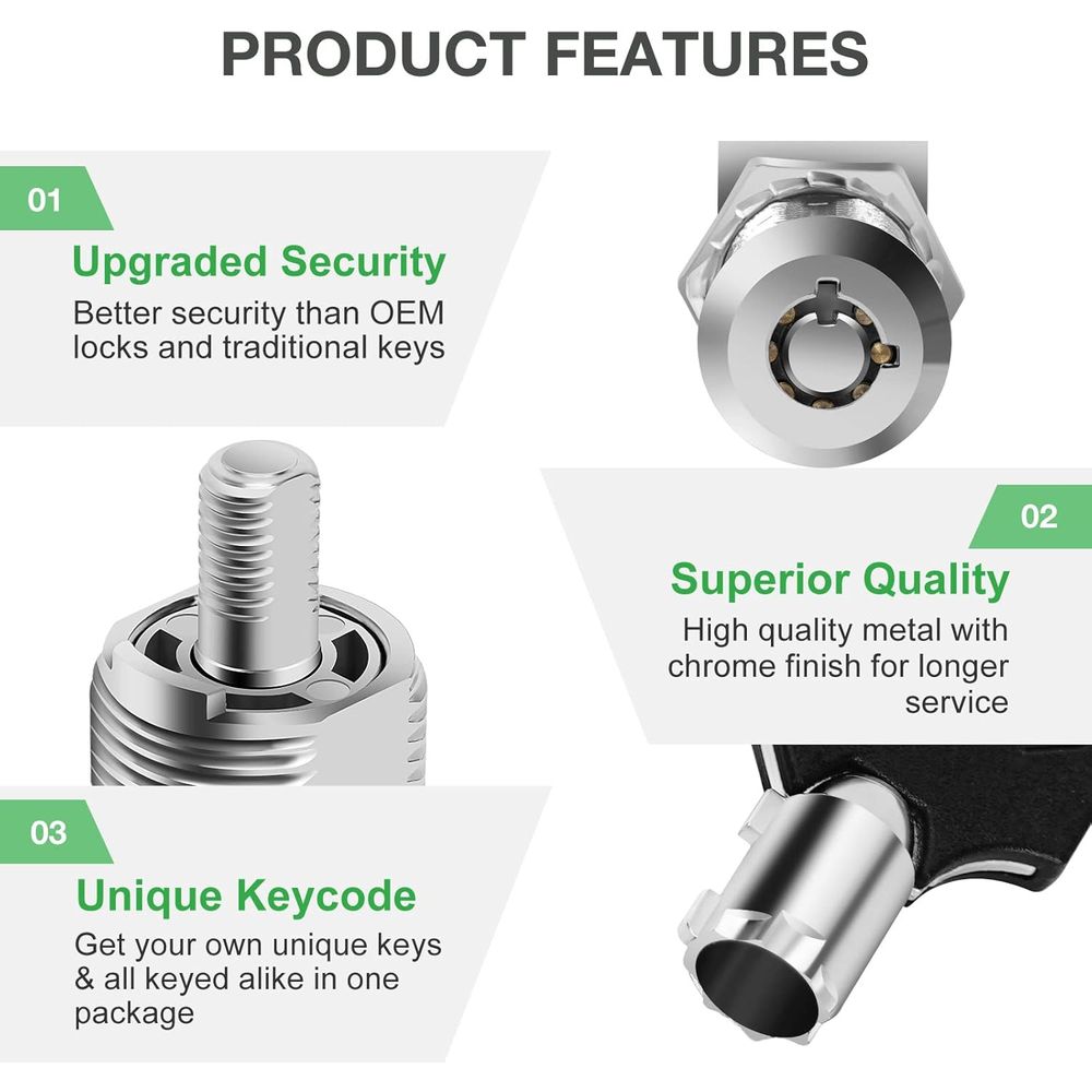 5 Pack Cabinet Lock with Keys, - Cabinet Lock Key review and price
