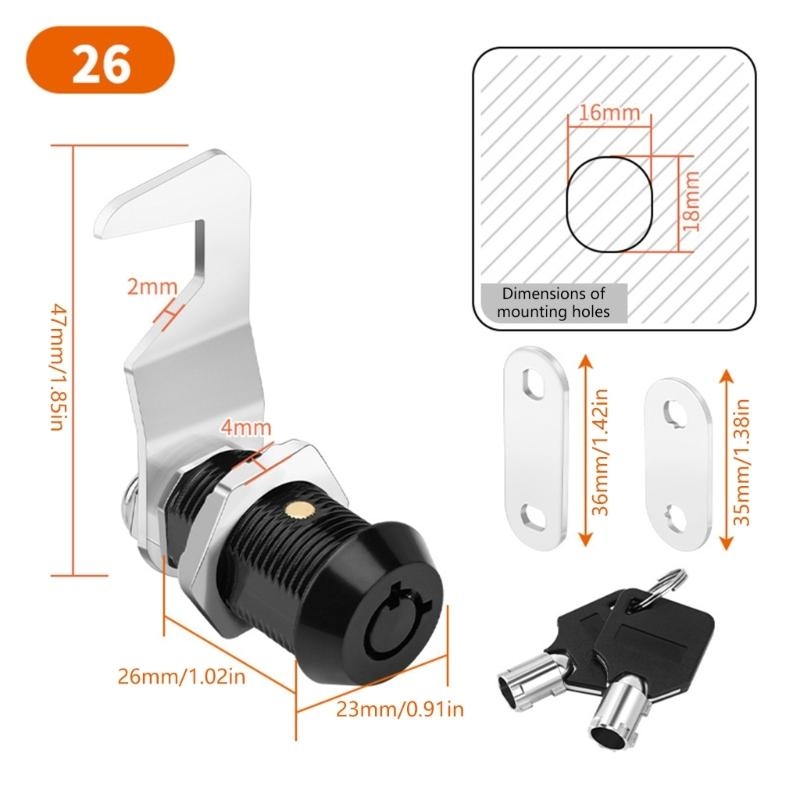 652F 2pcs Cabinet Security Loc - Cabinet Lock Key review and price