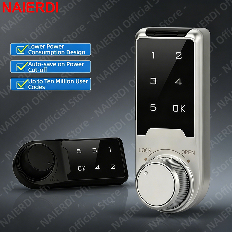 NAIERDI Keyless Smart Password - Cabinet Lock Key review and price