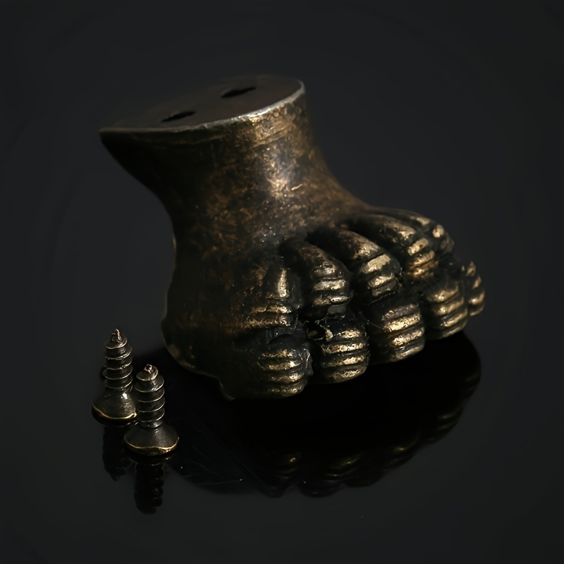 4pcs Antique Foot Brass Jewelr - Furniture Hardware For Legs review and price