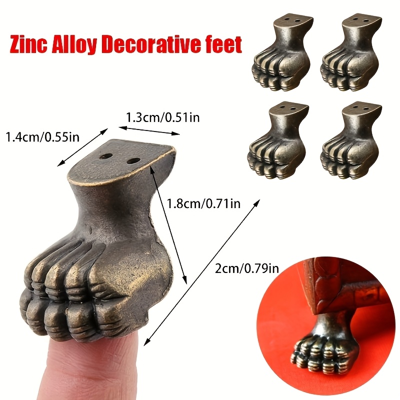 8pcs Antique Foot Brass Jewelr - Furniture Hardware For Legs review and price