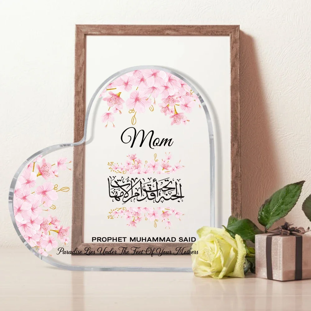 Heart Acrylic Desk Plaque Mom  - Furniture Paradise & Hardware Ghaziabad Reviews review and price